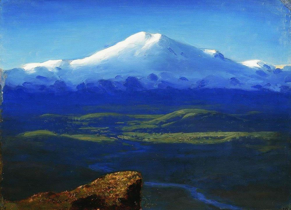 А. Куинджи. Снежные вершины. 1890-1895.
