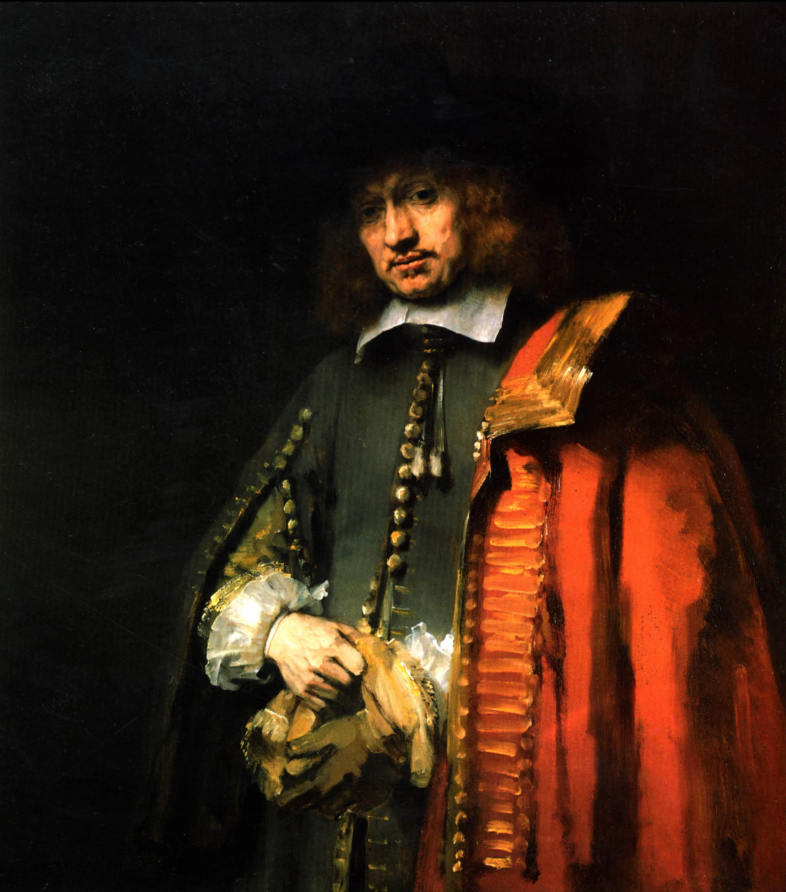 Рембрандт ван Рейн. Портрет Яна Сикса. 1654.