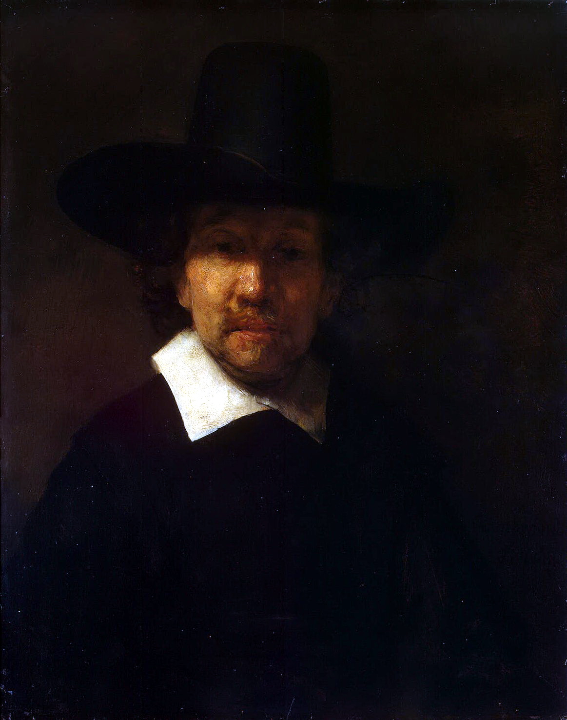 Рембрандт ван Рейн. Портрет поэта Иеремиаса де Деккера. 1666.
