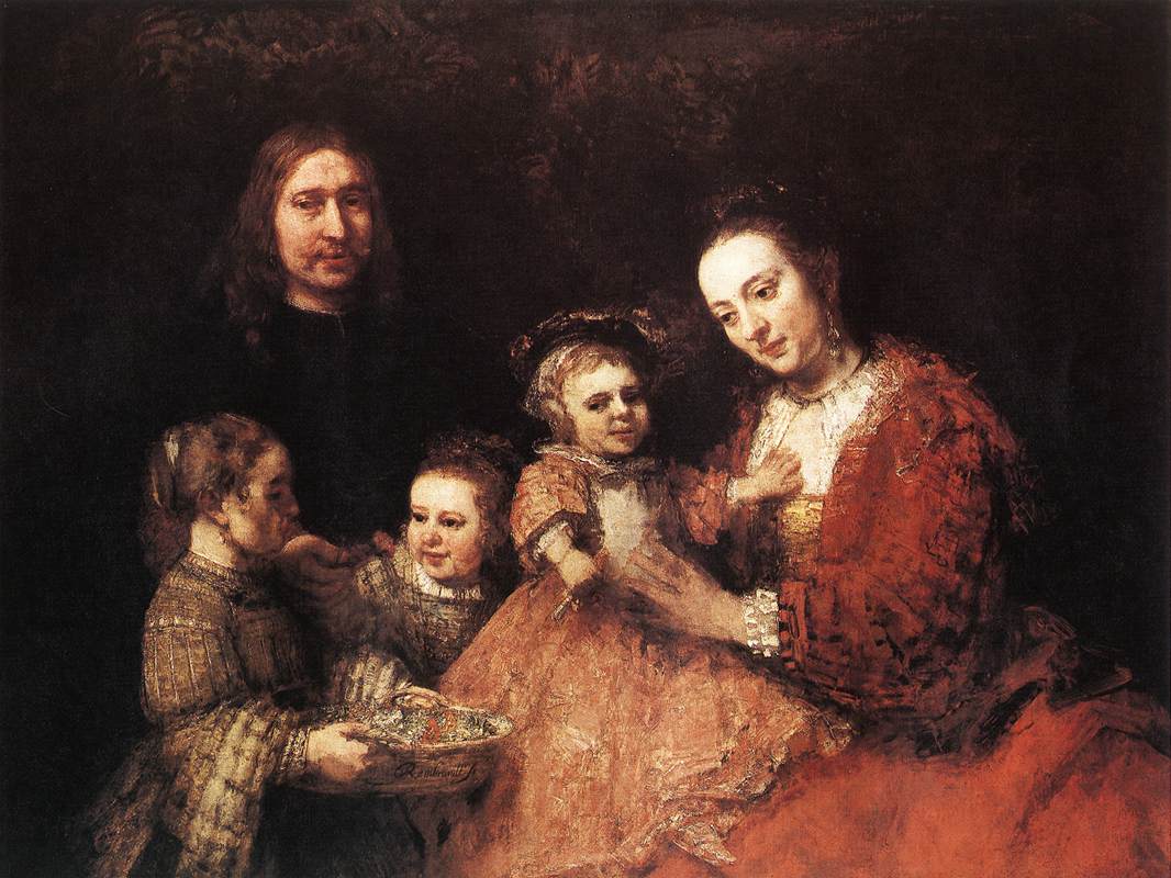 Рембрандт ван Рейн. Семейный портрет. 1668-1669.