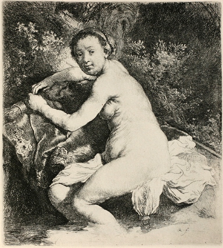 Рембрандт ван Рейн. Купающаяся Диана. 1631.