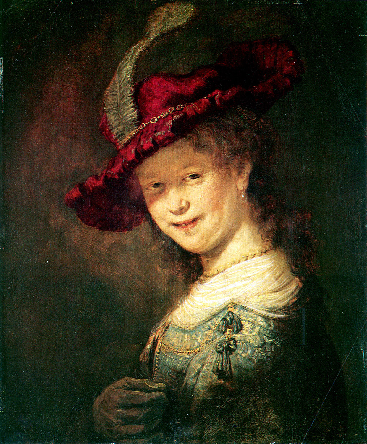 Рембрандт ван Рейн. Портрет Саскии ван Эйленбург. 1633.                                        .