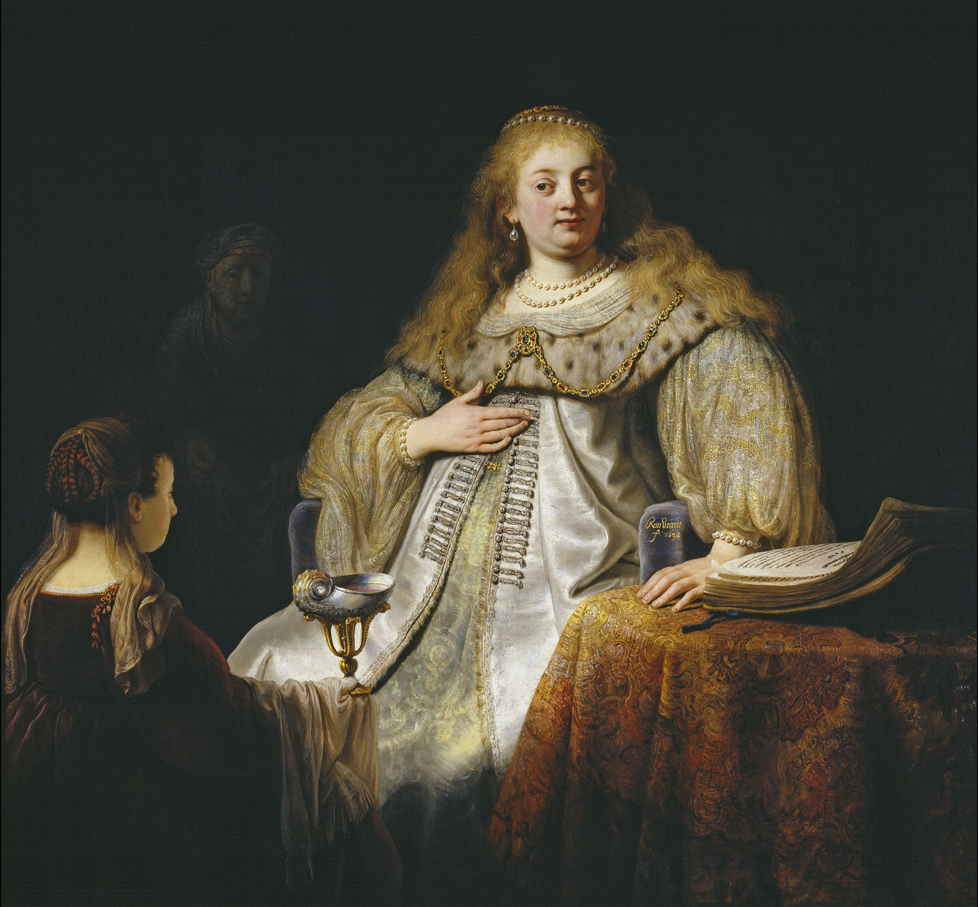 Рембрандт ван Рейн. Артемисия. 1634.                                    .