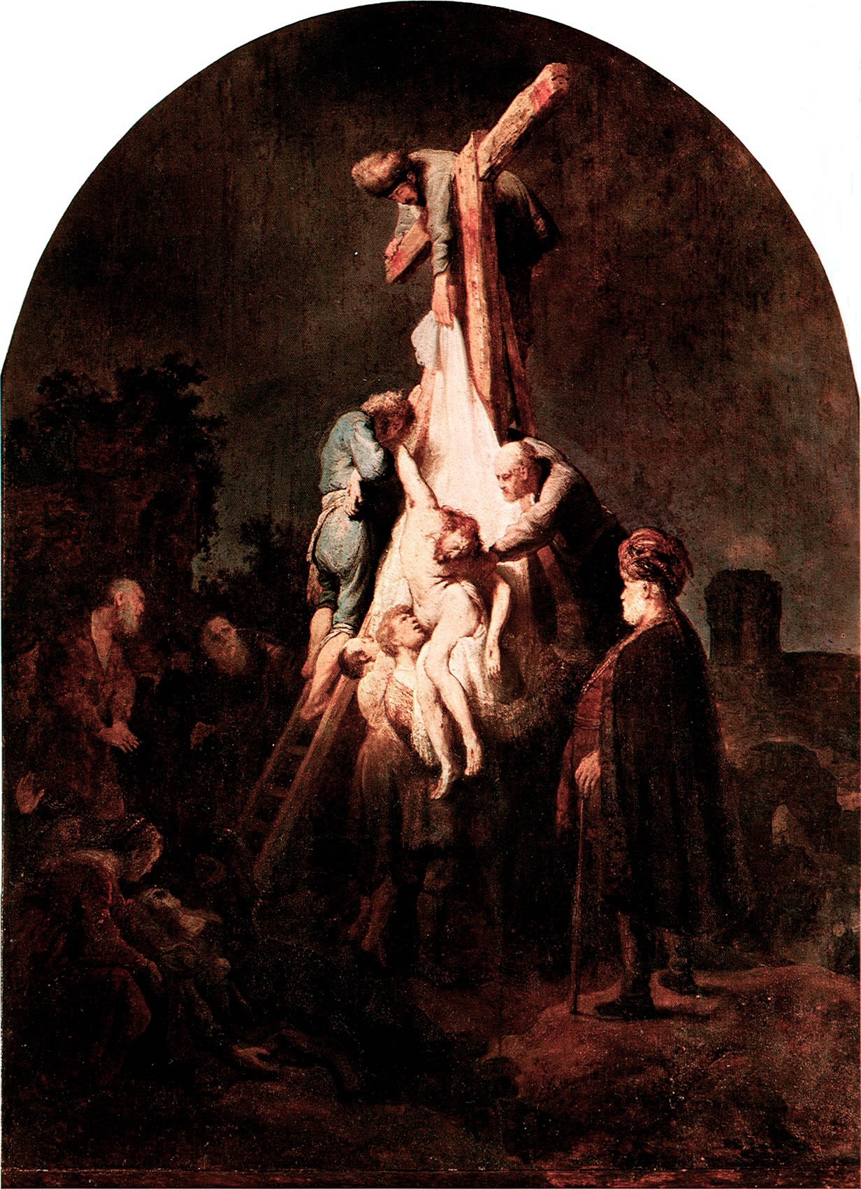 Рембрандт ван Рейн. Снятие с креста. 1633.                                     .