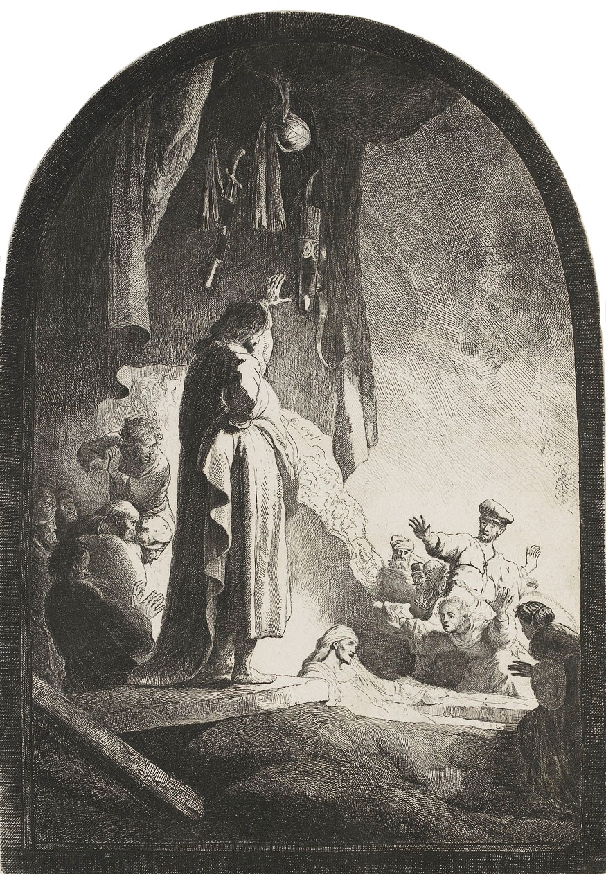 Рембрандт ван Рейн. Воскрешение Лазаря. 1631-1632.                                        .