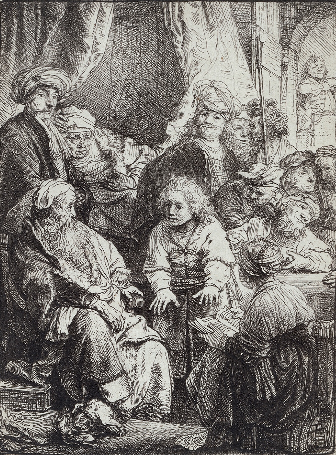Рембрандт ван Рейн. Иосиф рассказывает свои сны. 1638.                                        .
