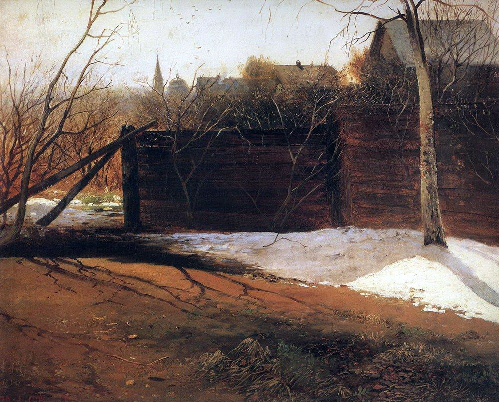 Алексей Кондратьевич Саврасов. "Весна". 1874.