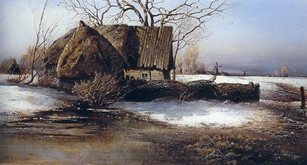 Алексей Кондратьевич Саврасов. "Скоро весна". 1874.