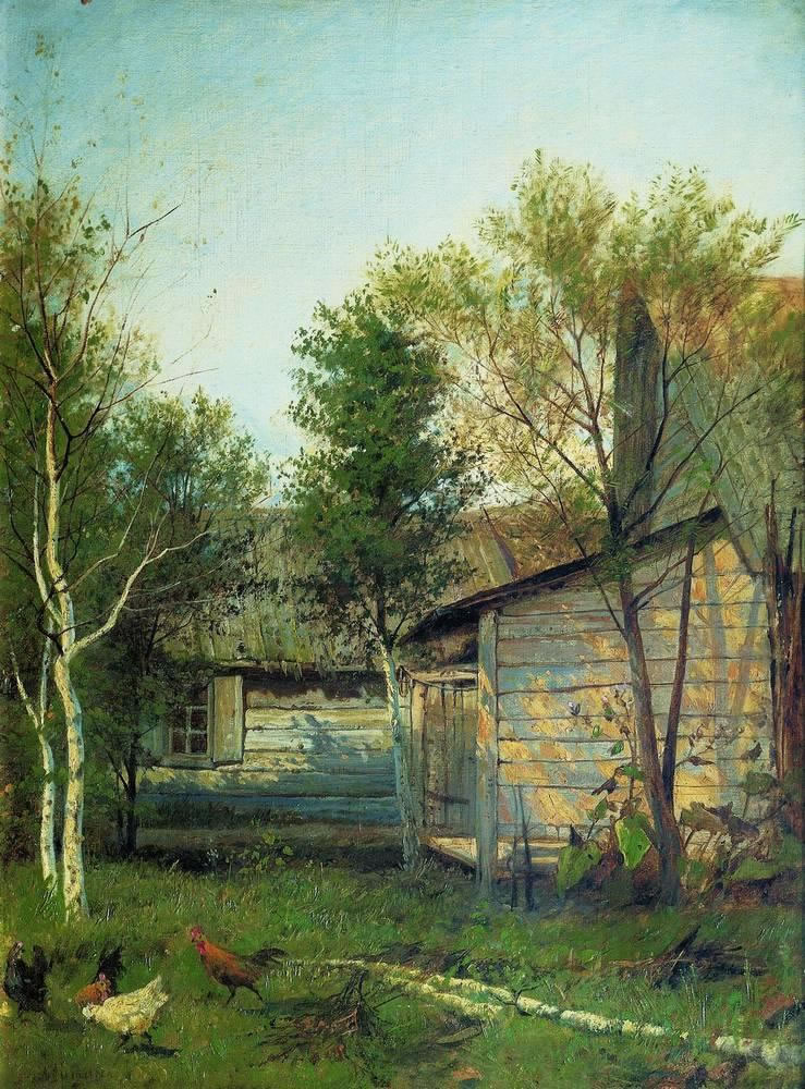Исаак Ильич Левитан. "Солнечный день. Весна.". 1876-1877.
