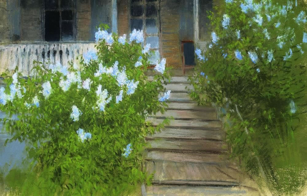 Исаак Ильич Левитан. "Весна. Белая сирень.". 1890-е.