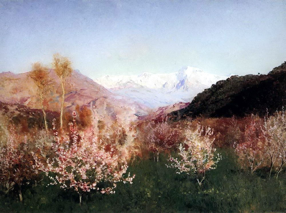 Исаак Ильич Левитан. "Весна в Италии". 1890.