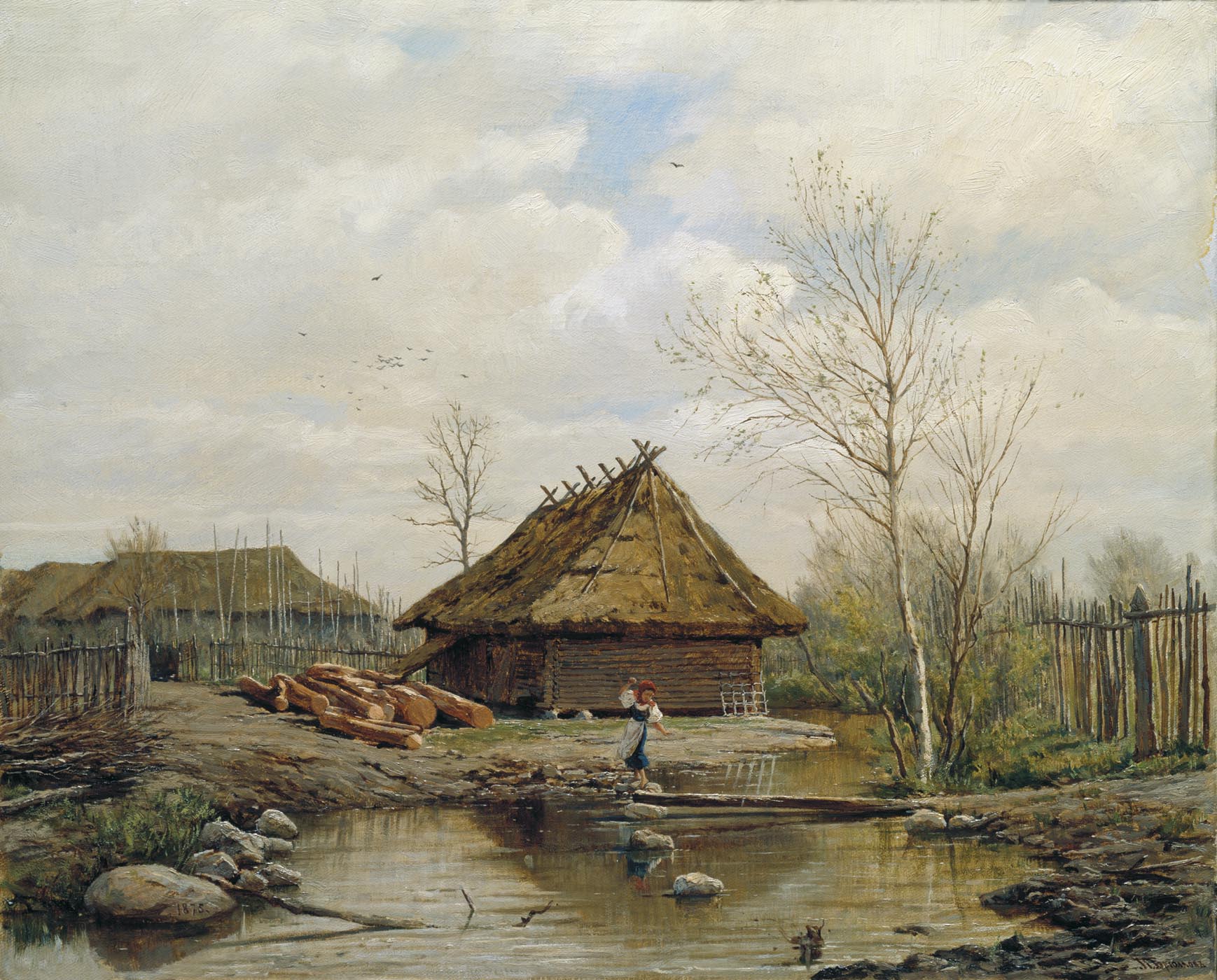 Павел Брюллов. "Весна". 1875.