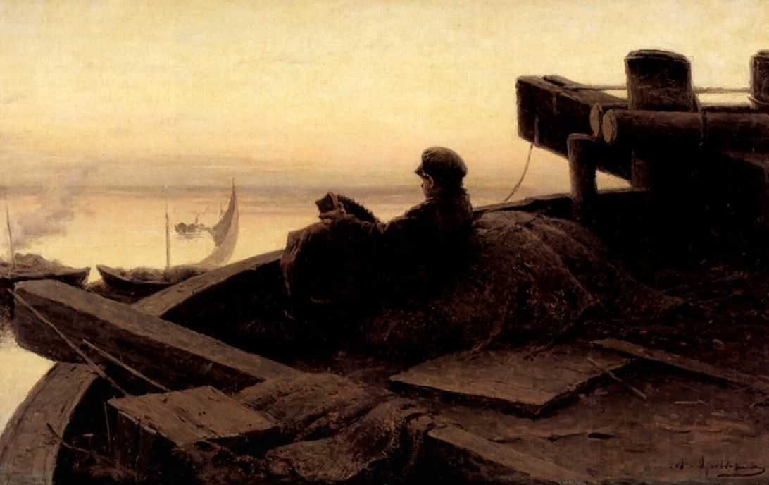 А. Архипов. На Волге. 1889.