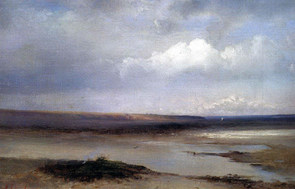 А. Саврасов. Волга. Дали. 1870-е.