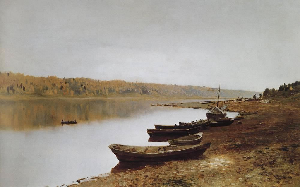 И. Левитан. На Волге. 1887-1888.