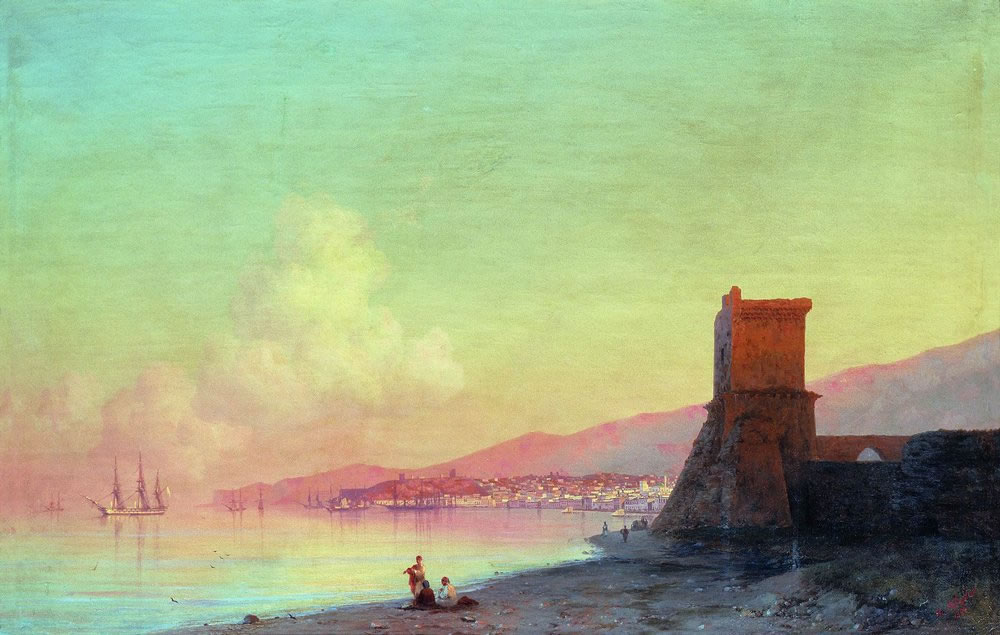 Иван Айвазовский. Феодосия. Восход солнца. 1852.