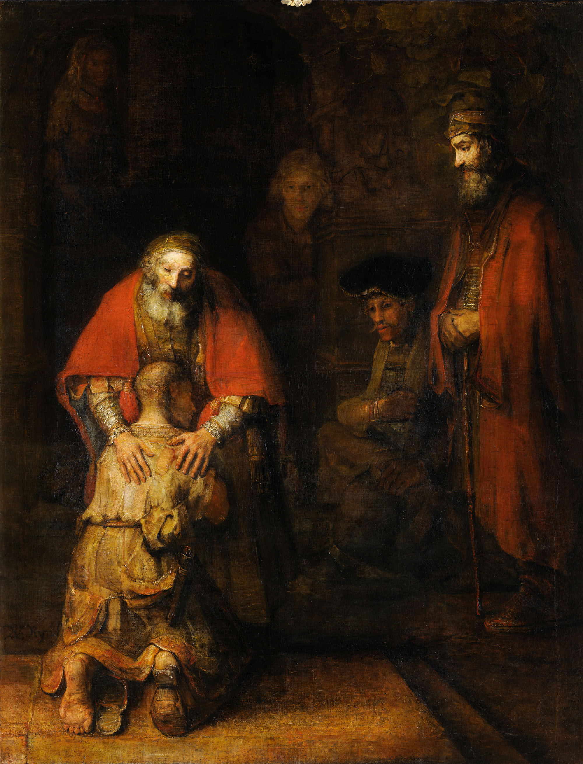 Рембрандт Харменс ван Рейн. "Возвращение блудного сына". 1668.