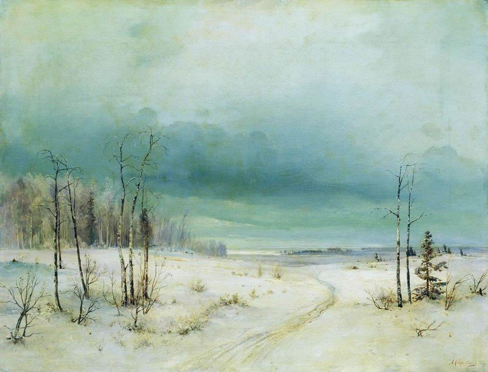 Алексей Кондратьевич Саврасов. "Зима". Конец 1870-х - начало 1880-х.