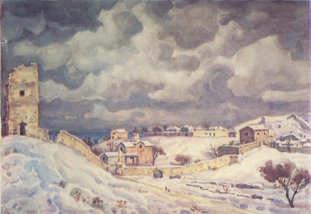Константин Богаевский. Феодосия зимой. 1940-е.