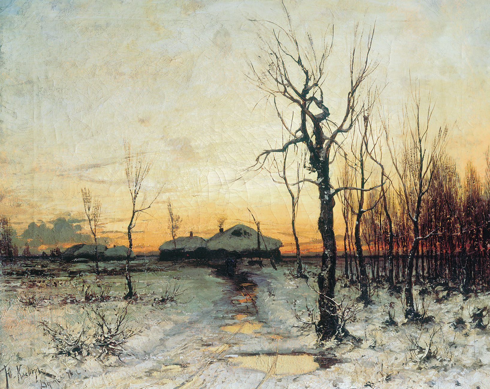 Юлий Клевер. Зима. 1876.