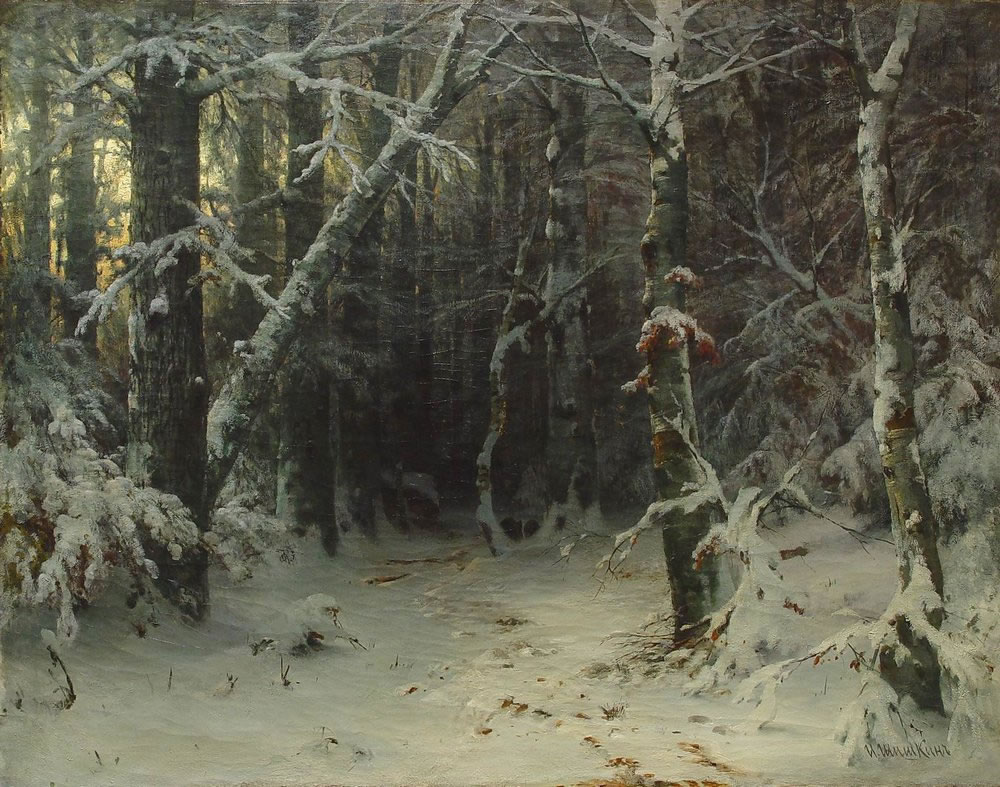 Иван Шишкин. Зимний лес.