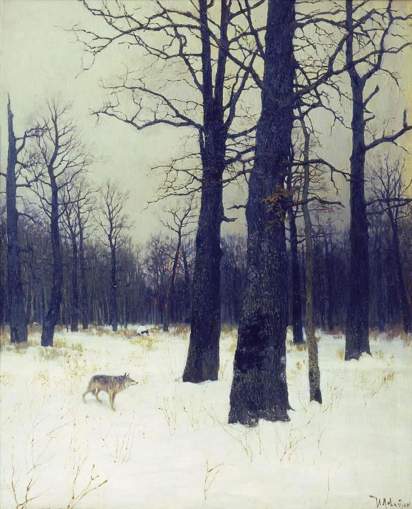 Исаак Левитан. Зимой в лесу. 1885.