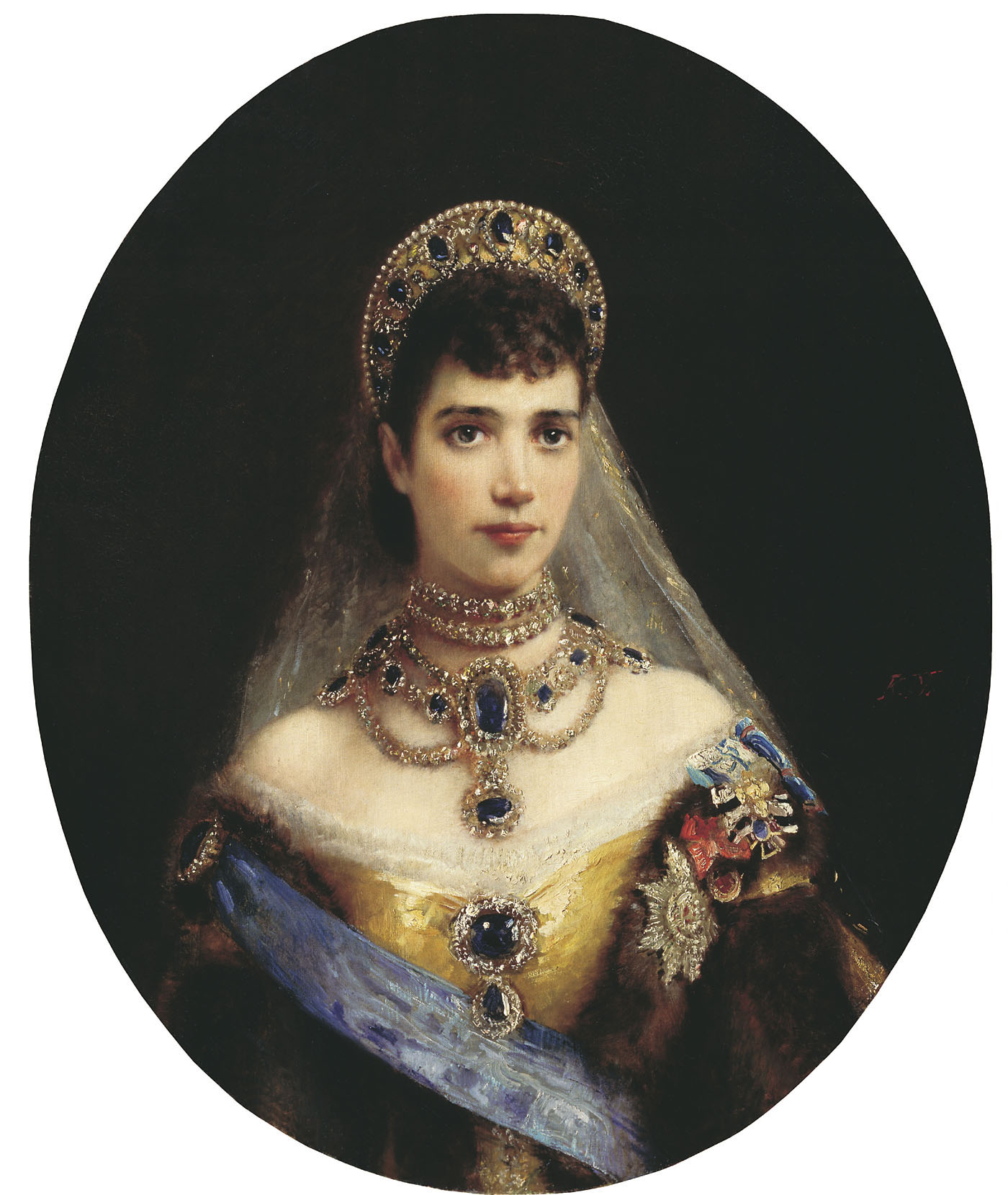 Константин Маковский. Портрет императрицы Марии Фёдоровны, жены Александра III.