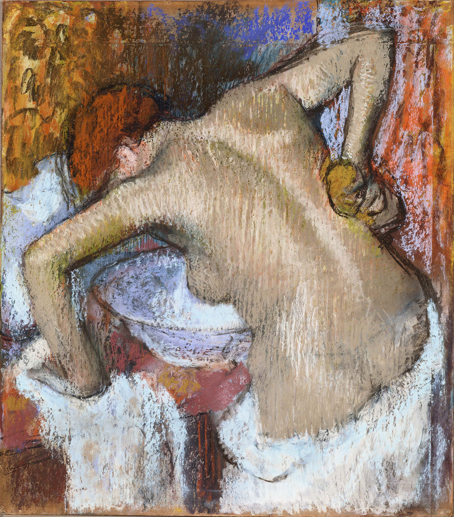 Эдгар Дега. "Женщина за туалетом". Около 1888-1892.