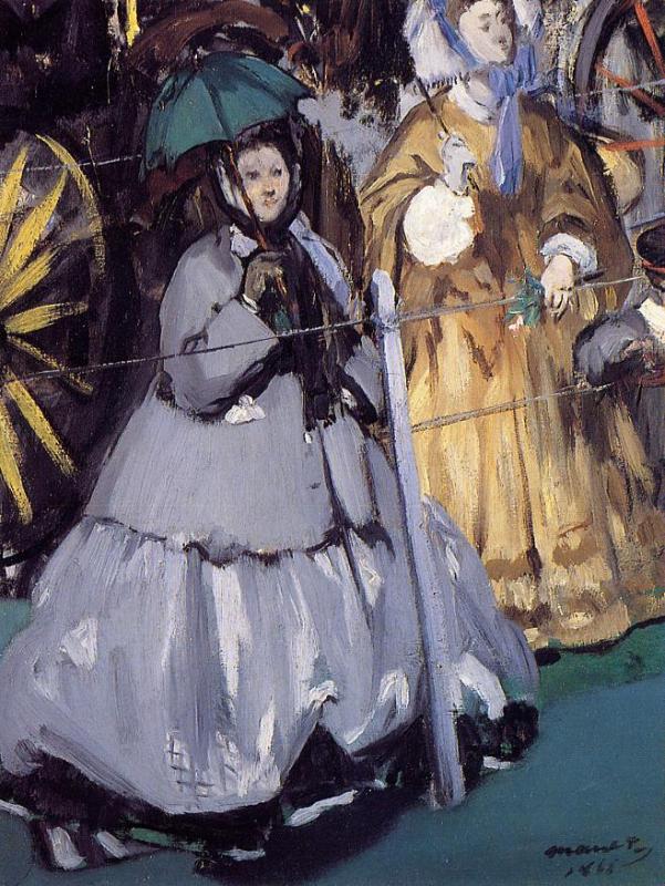 Эдуард Мане. "Женщина на скачках". 1865. Музей искусств Цинцинатти.
