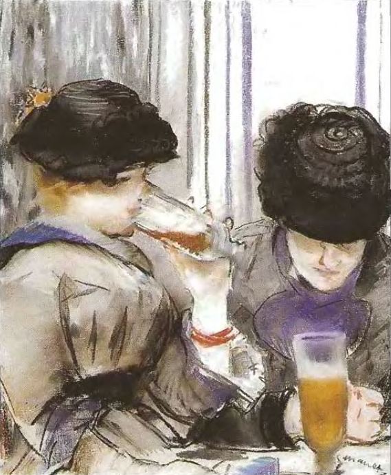 Эдуард Мане. "Женщины, пьющие пиво". 1878.