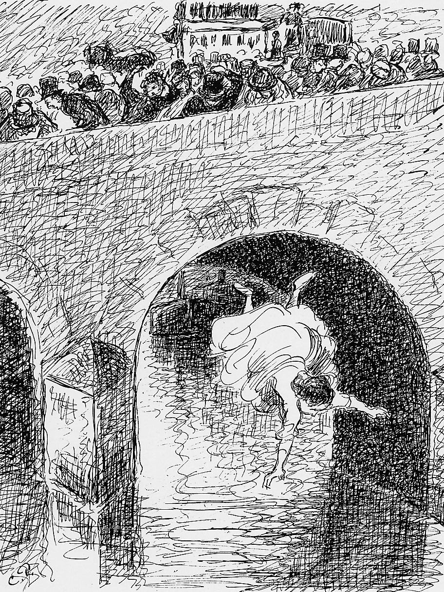 Камиль Писсарро. "Самоубийство покинутой женщины". 1890. Коллекция Ж. Бонн, Женева.