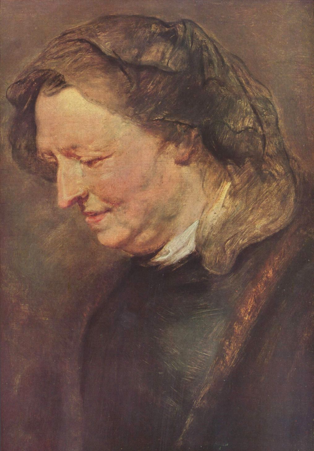 Питер Пауль Рубенс. "Портрет пожилой женщины". 1616-1618. Старая Пинакотека, Мюнхен.