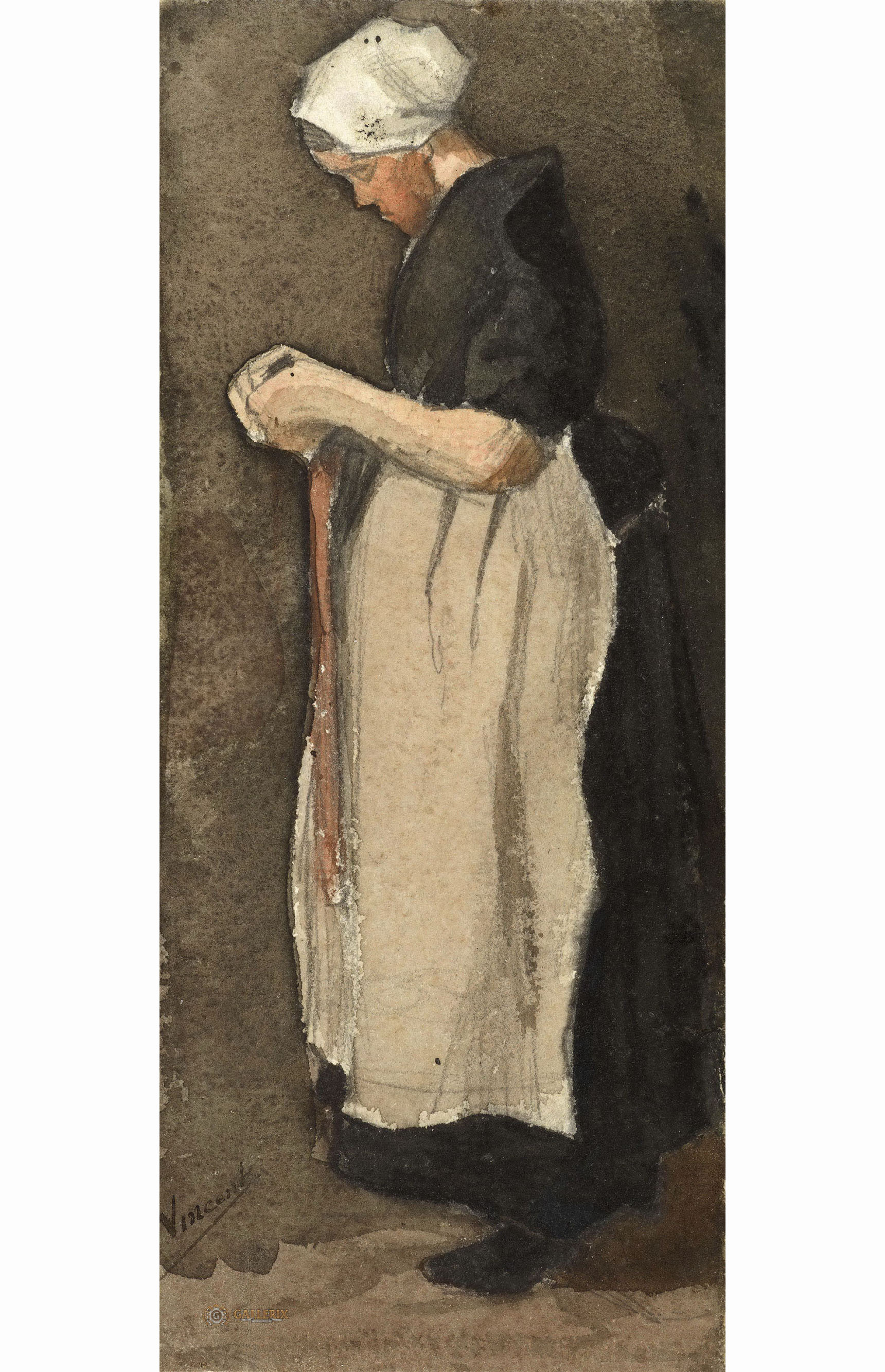 Винсент Ван Гог. "Женщина из Схевенингена". 1881. Музей Ван Гога, Амстердам.