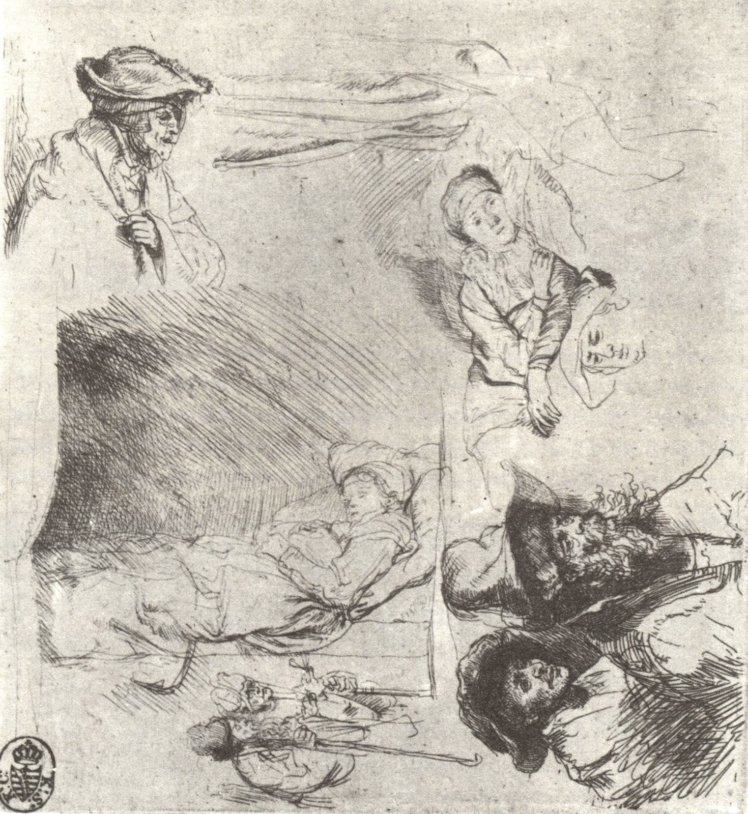 Василий Иванович Суриков. "Посещение царевной женского монастыря". 1912.