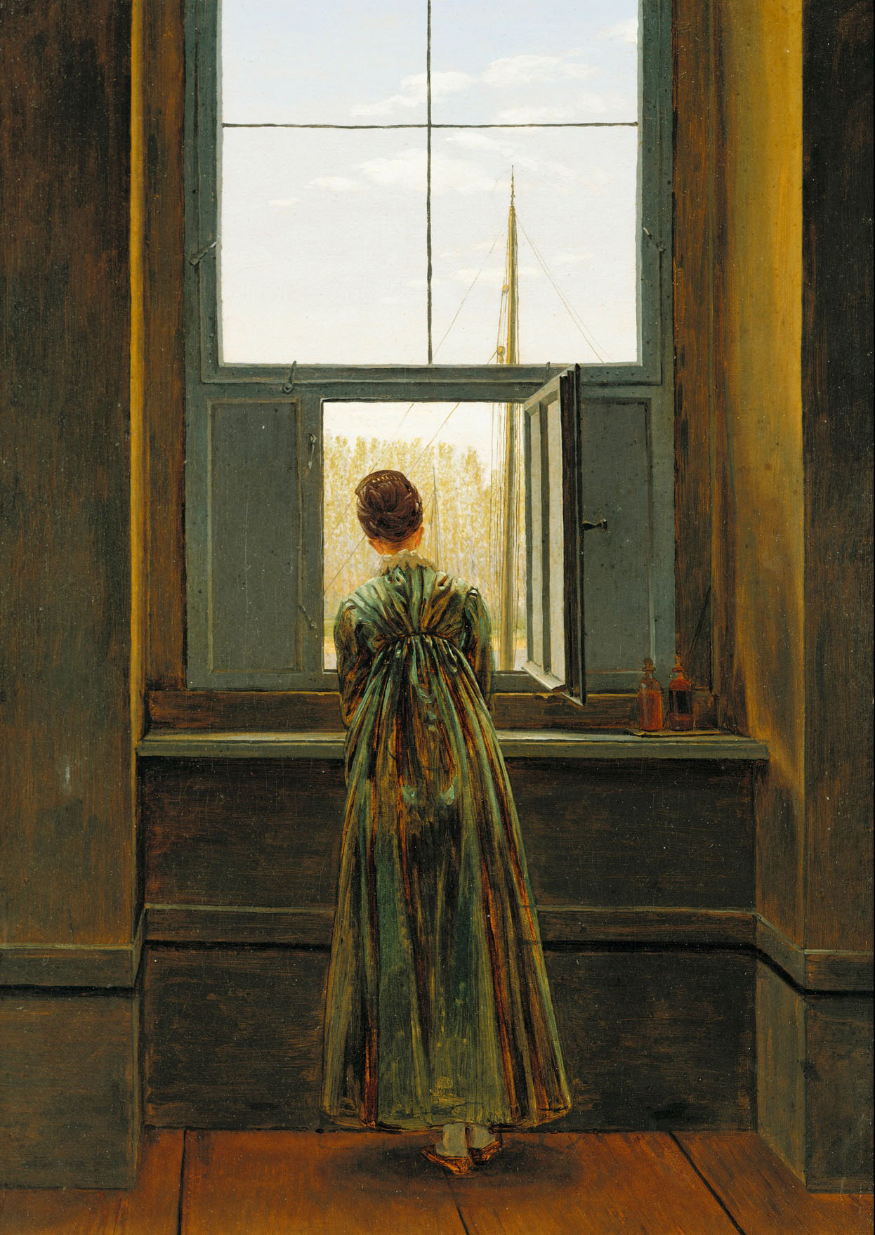 Каспар Давид Фридрих. "Женщина у окна".