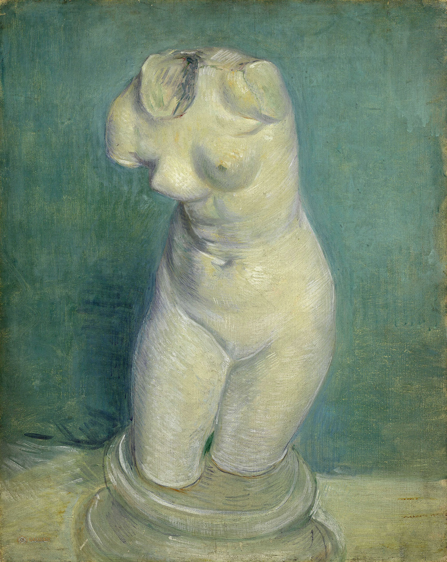 Винсент Ван Гог. "Гипсовый женский торс". 1886. Музей Ван Гога, амстердам.