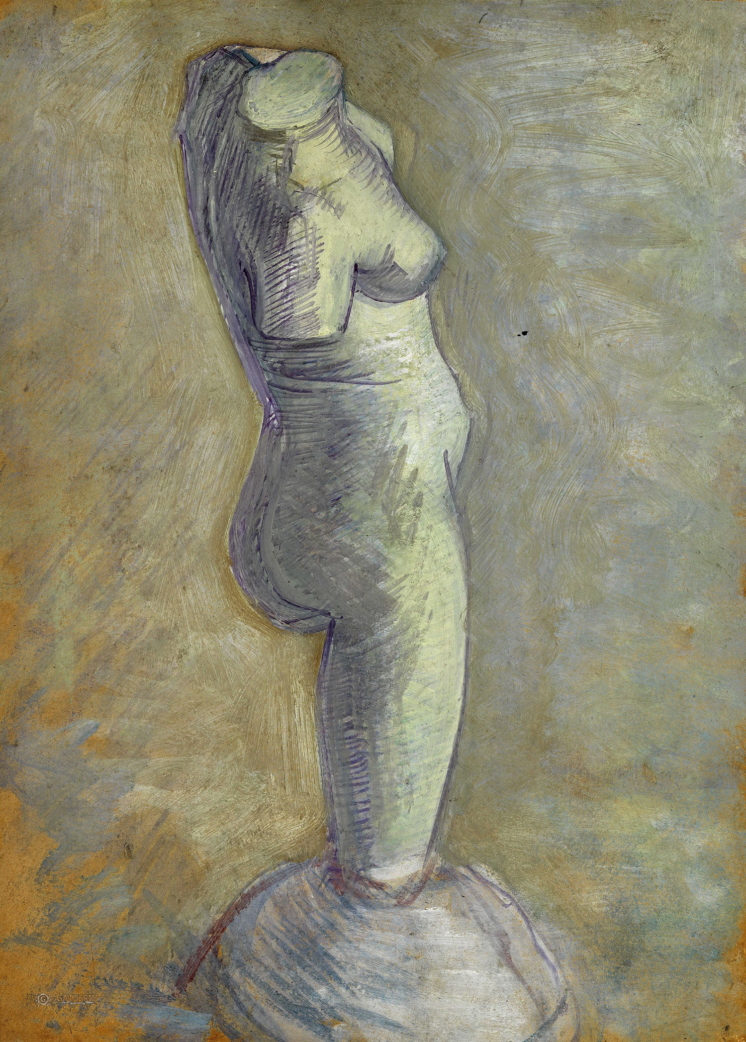 Винсент Ван Гог. "Гипсовый женский торс". 1886. Музей Ван Гога, Амстердам.