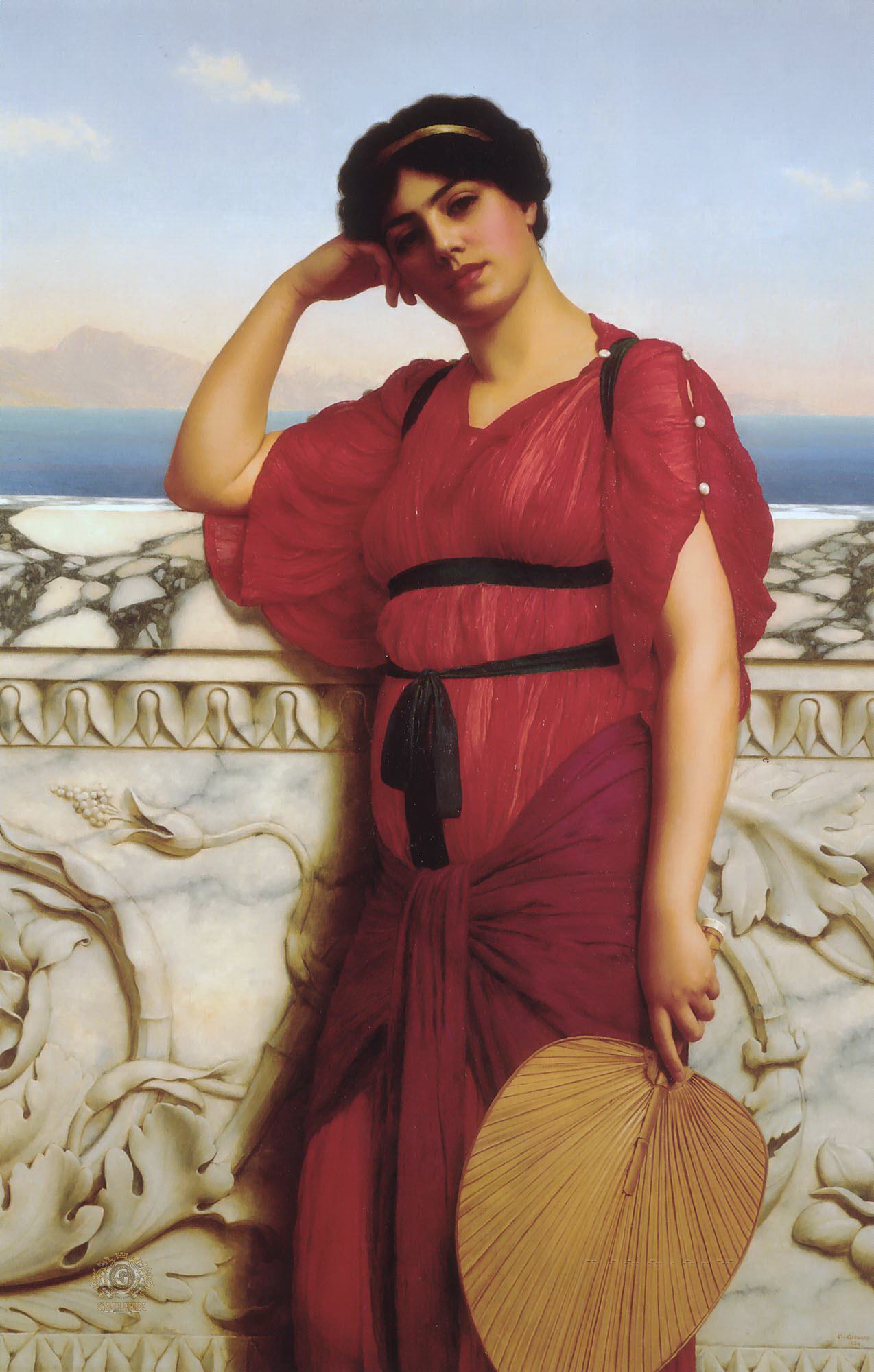 Джон Уильям Годвард. "Античная женщина". 1908. Частная коллекция.