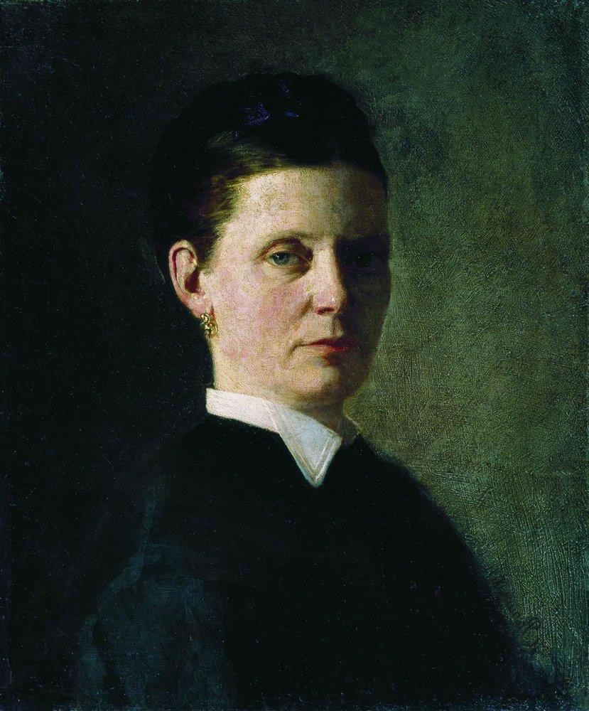 Илья Репин. Женский портрет. 1874.
