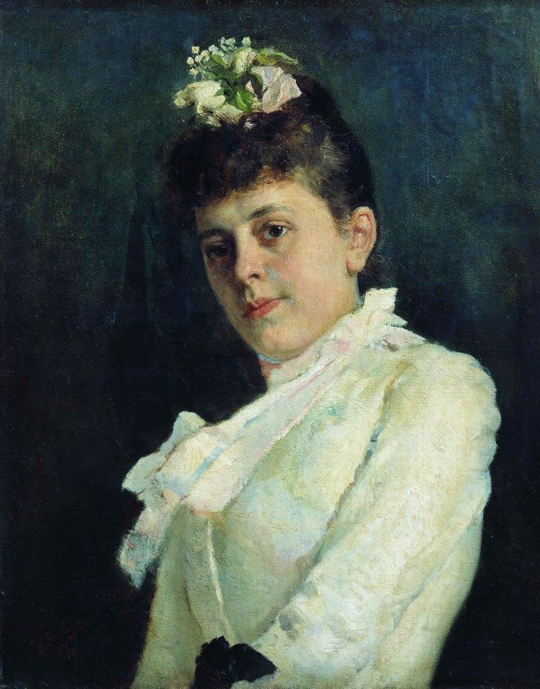 Илья Репин. Женский портрет. 1887.