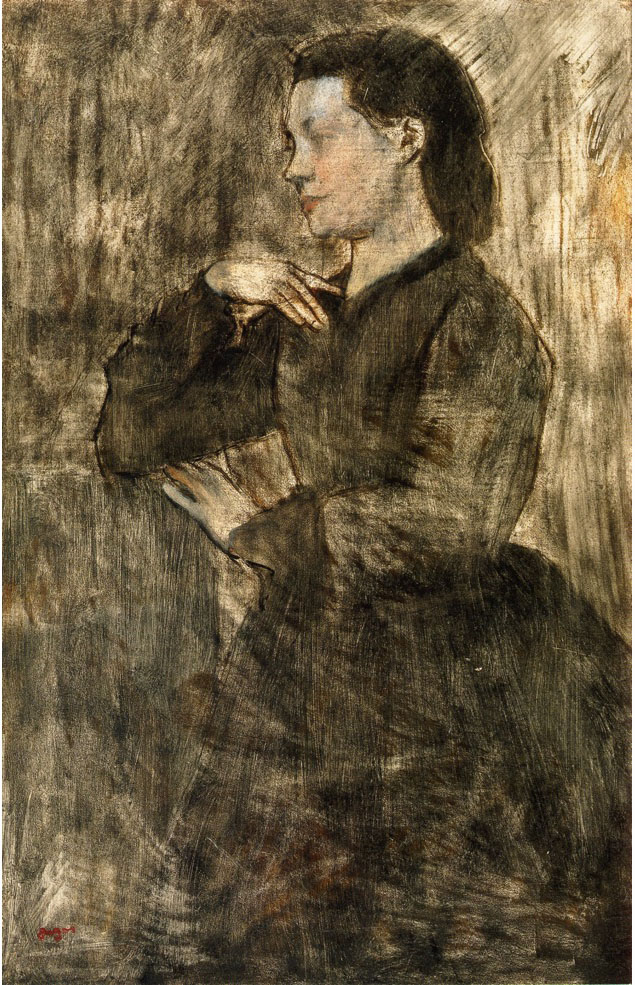 Эдгар Дега. Женский портрет. Около 1873.