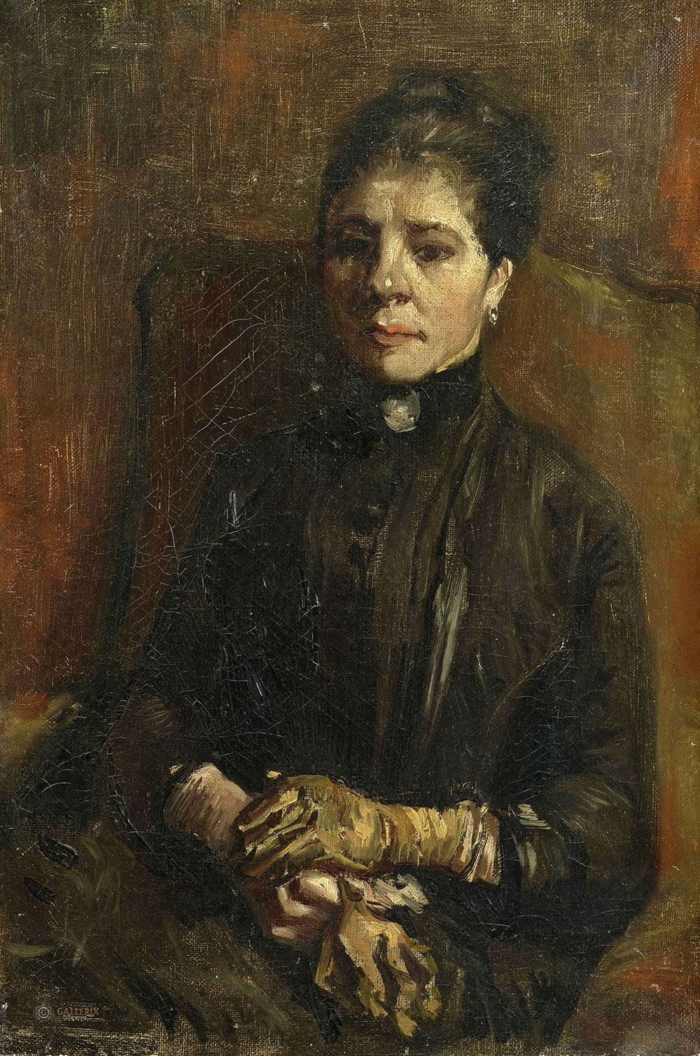 Винсент Ван Гог. "Женский портрет". 1886. Музей Ван Гога, Амстердам.